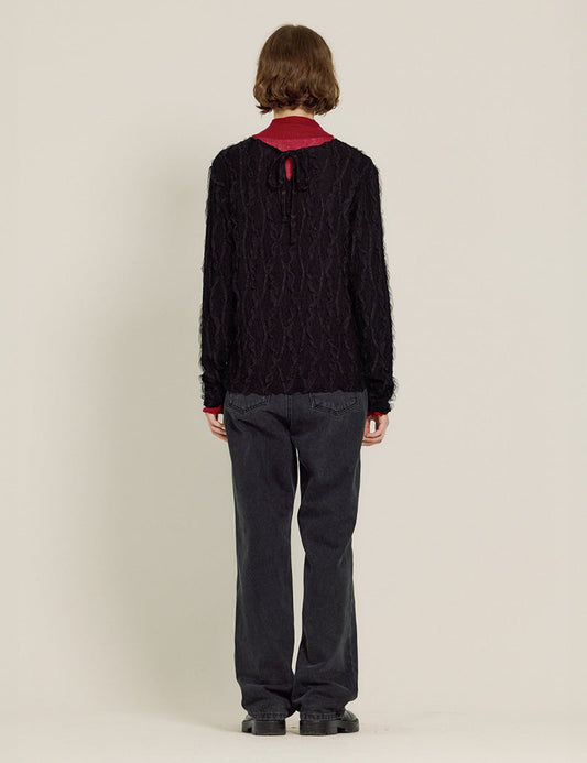 Sweatshirt G4fts02fg Bless Lace Black