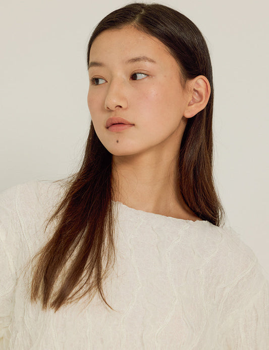 Sweatshirt G4fts02fg Bless Lace Cream