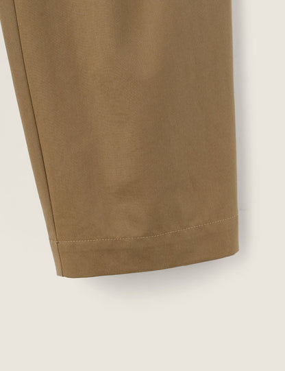 Pants G4wpt01m9 Curved Cotton Brown