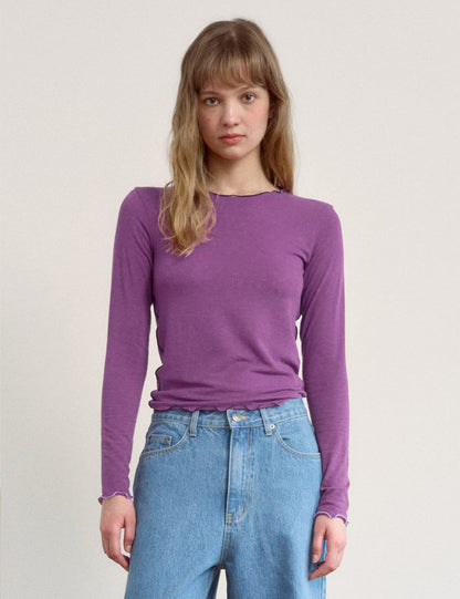 Tshirt G4wts04f6 Layered Sleeve Light-Pink