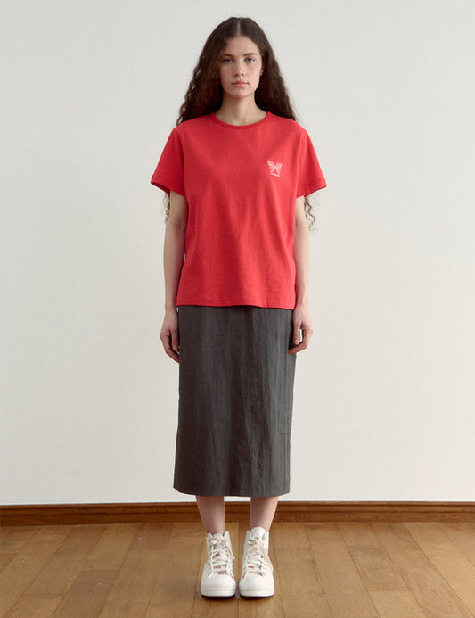 Tshirt G4wts04f6 Laye Sleeve Red