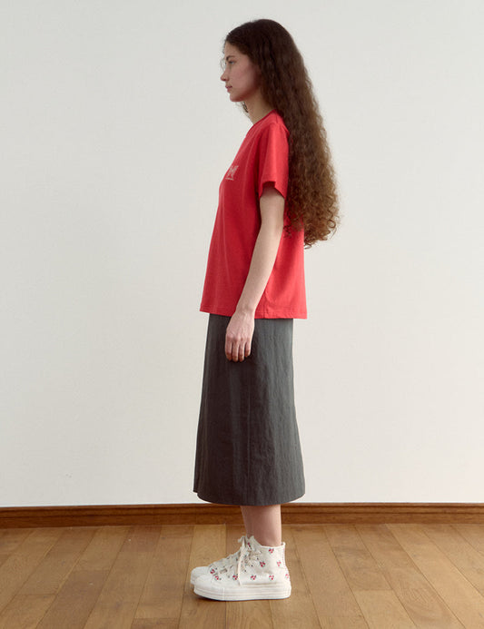 Tshirt G4wts04f6 Laye Sleeve Red