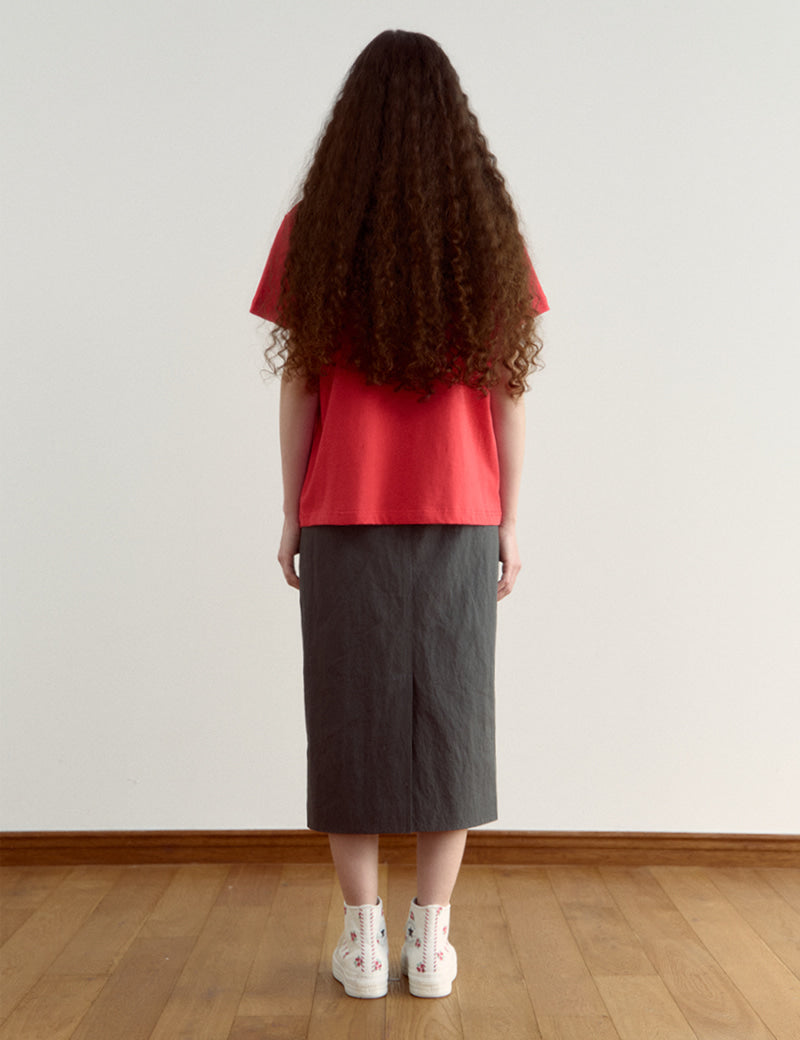 Tshirt G4wts04f6 Laye Sleeve Red