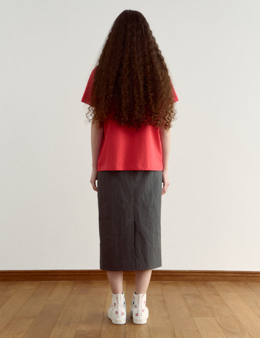 Tshirt G4wts04f6 Laye Sleeve Red