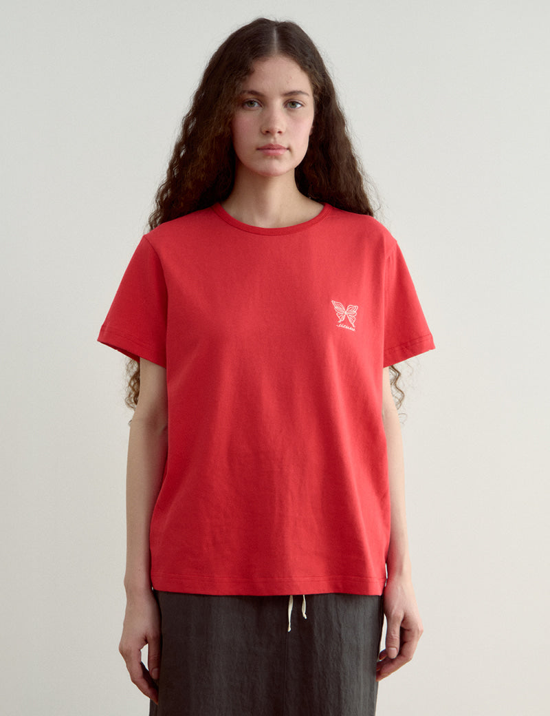 Tshirt G4wts04f6 Laye Sleeve Red