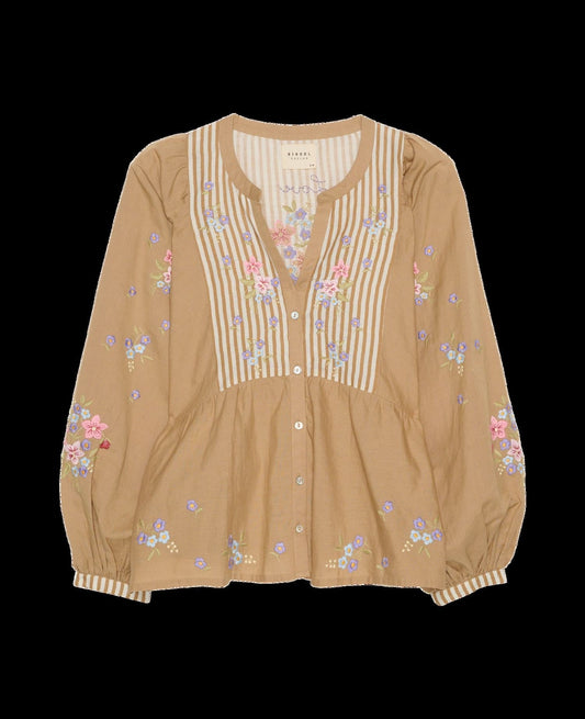 Blouse Bellisima Top Light-Hazel