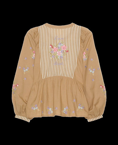 Blouse Bellisima Top Light-Hazel