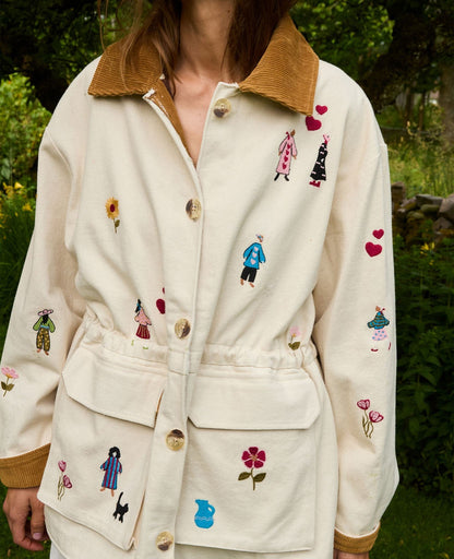SISSEL EDELBO | Cara Jacket - White Embroidery