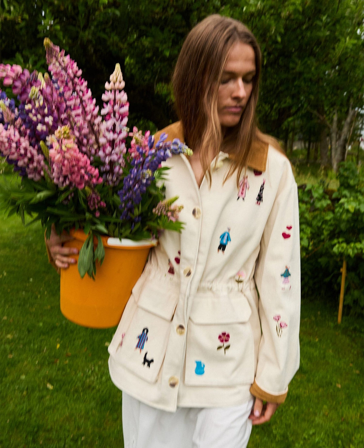 SISSEL EDELBO | Cara Jacket - White Embroidery