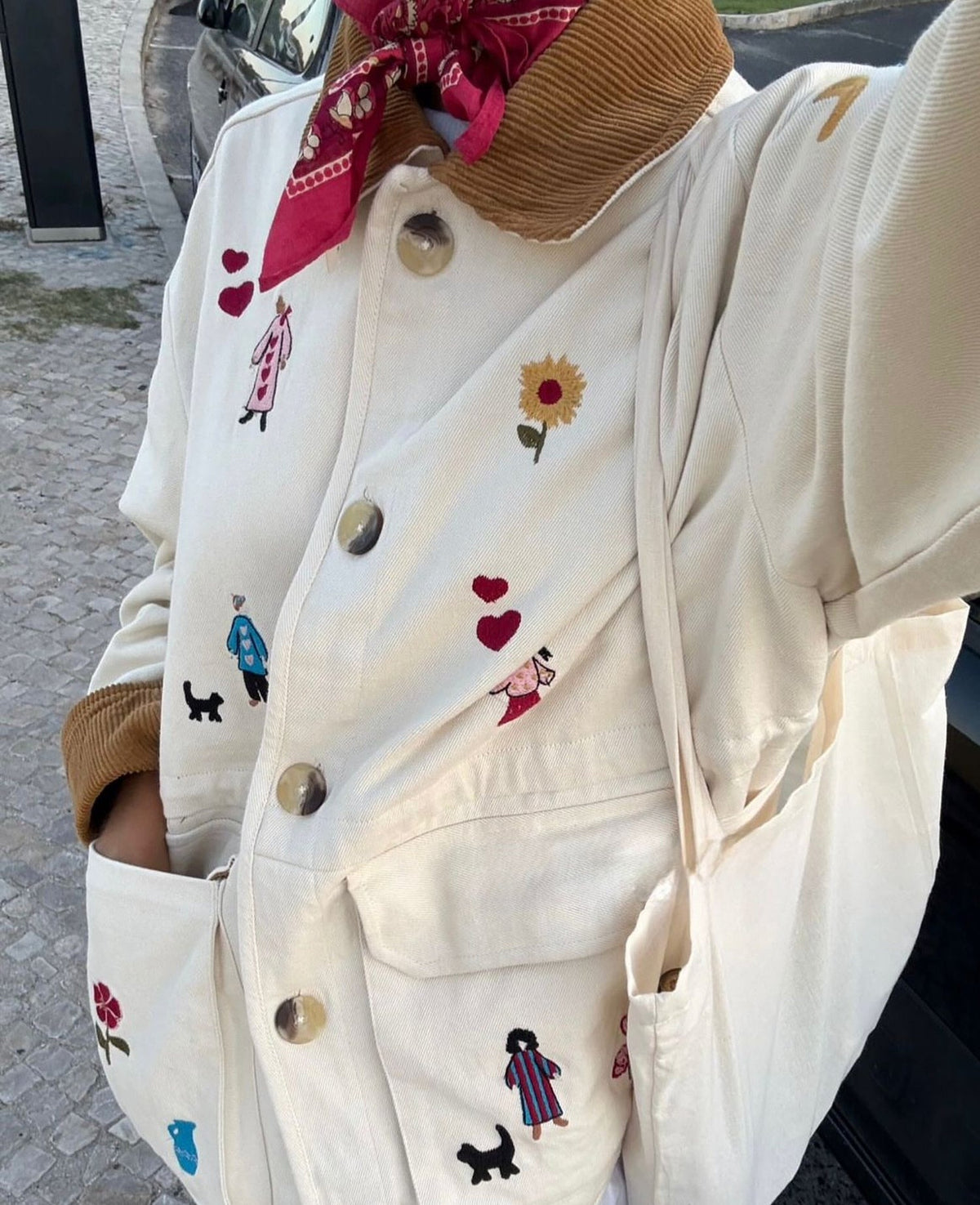 SISSEL EDELBO | Cara Jacket - White Embroidery