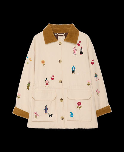 SISSEL EDELBO | Cara Jacket - White Embroidery