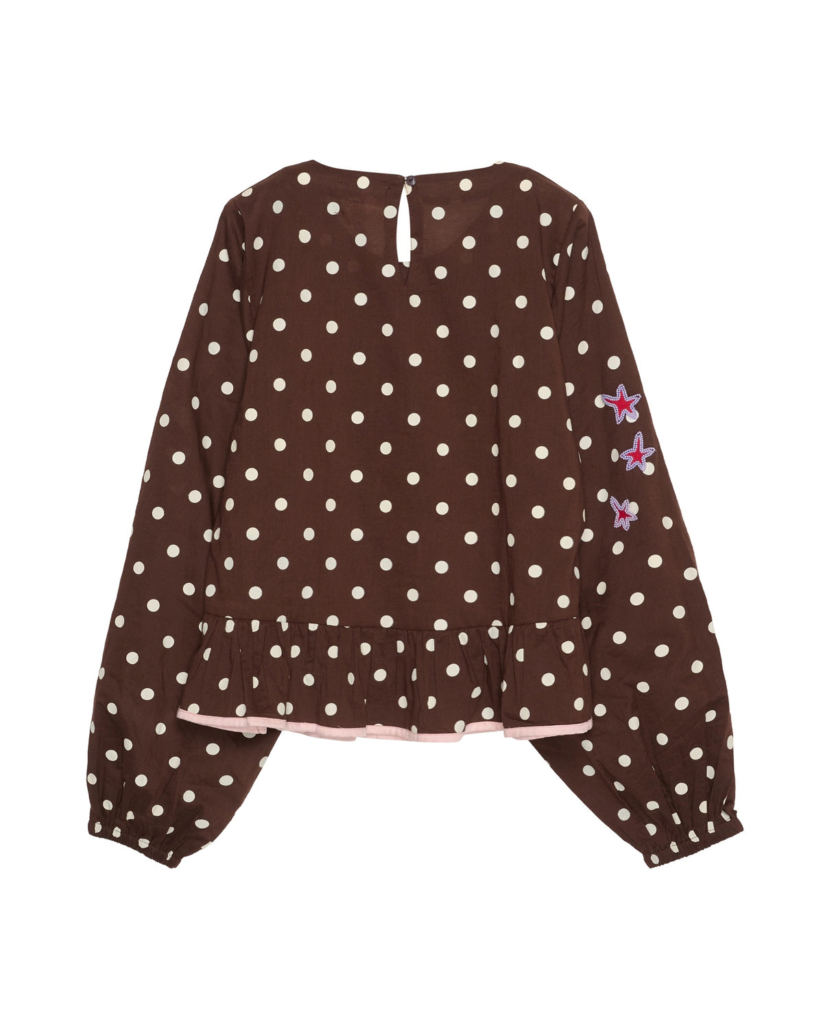 SISSEL EDELBO-588 DIANA TOP-BROWN DOT_06.jpg