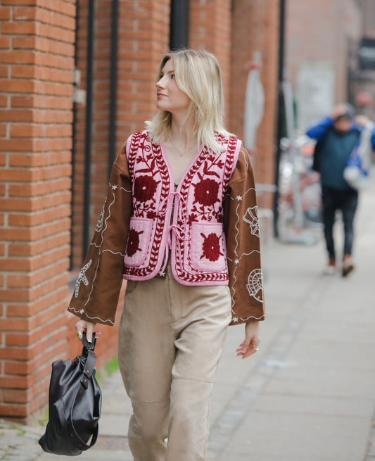 Vest Se1581 Honey Vest Burgundy