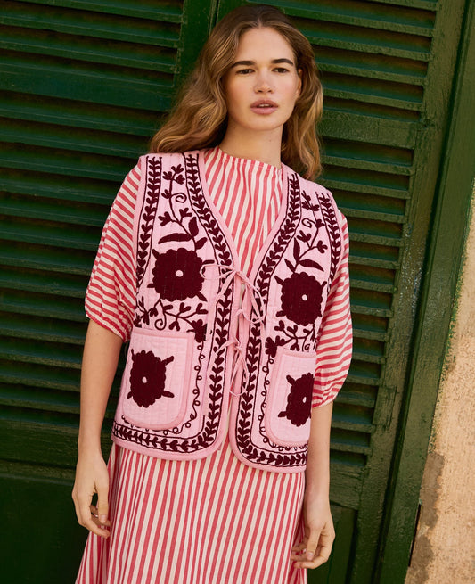 Vest Se1581 Honey Vest Burgundy