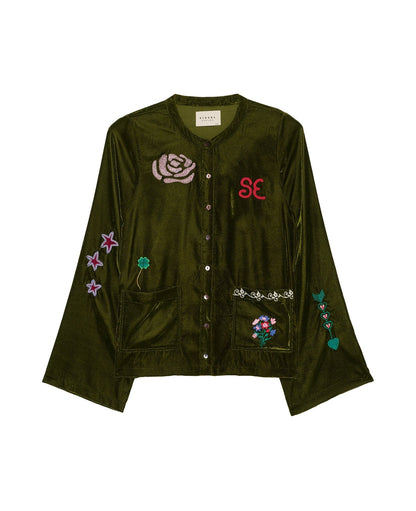 SISSEL EDELBO | Hope Shirt Jacket - Moss Green