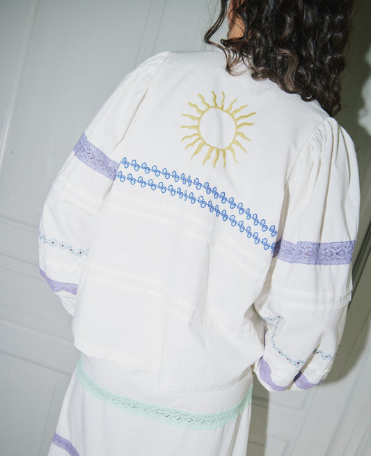 Blouse Isha Top Snow-White