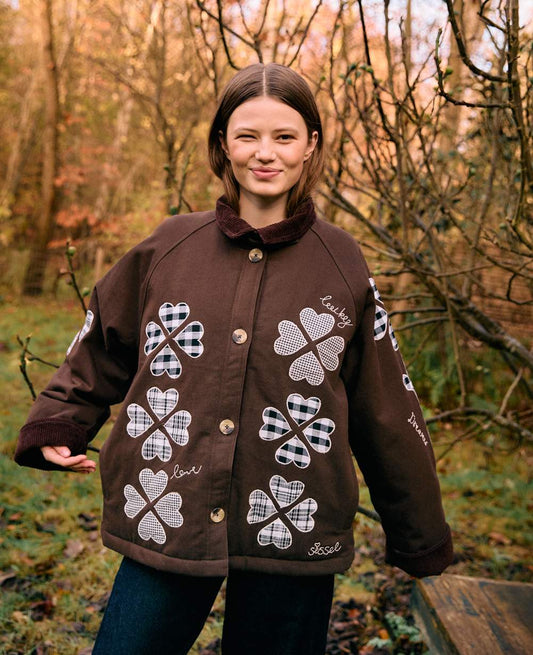 Sissel Edelbo | Lillibeth Jacket - Checked-Brown