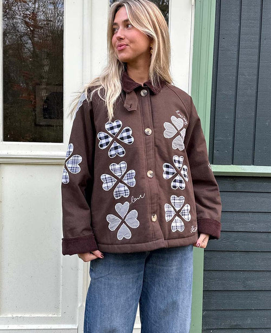 Sissel Edelbo | Lillibeth Jacket - Checked-Brown
