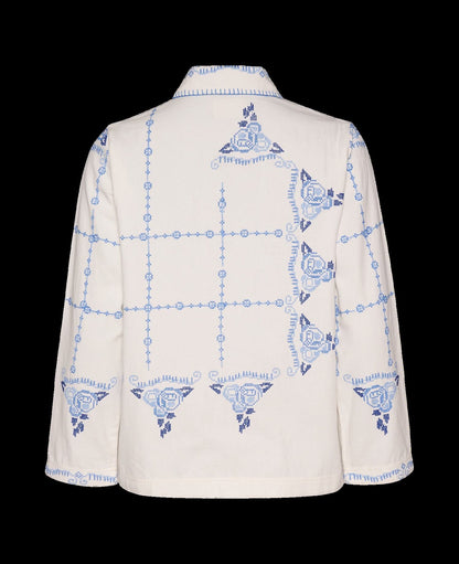 Jacket Se1619 My Jacket Ecru-Blue