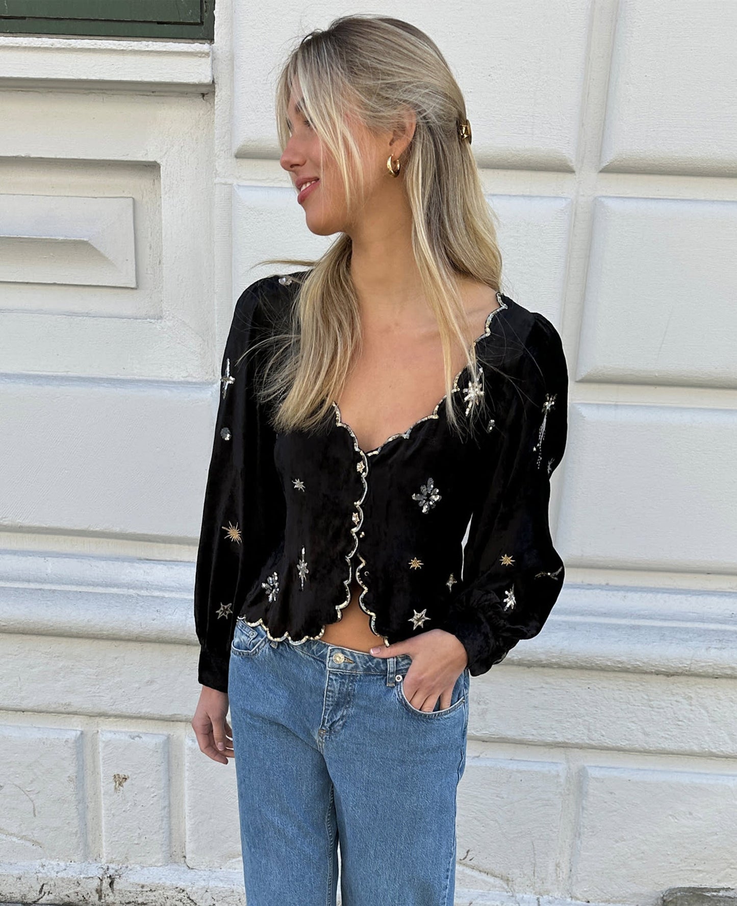 Blouse Phoebe Top Black