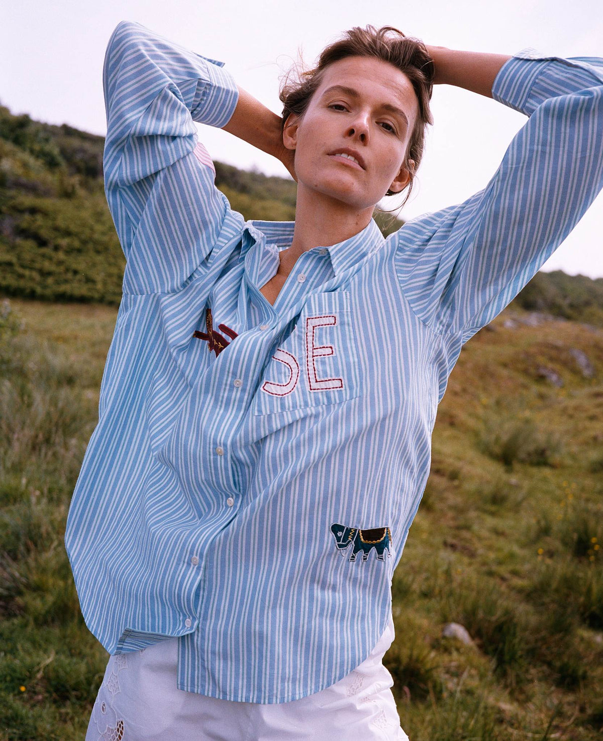 SISSEL EDELBO-588 PIL SHIRT-GREEN STRIPES_02.jpg