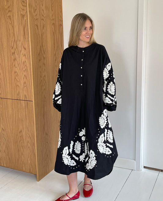 Dress Se973.2 Rikke Dress Black-White