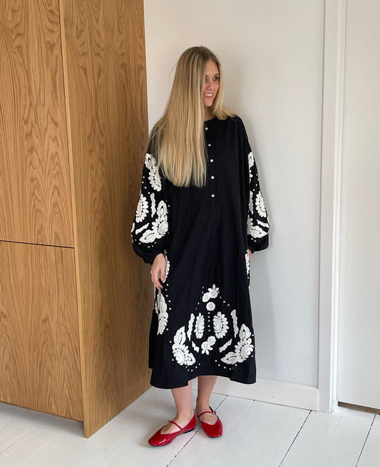 Dress Se973.2 Rikke Dress Black-White