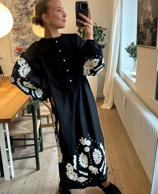 Dress Se973.2 Rikke Dress Black-White