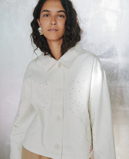 Jacket Vintage Jacket White-Napkin