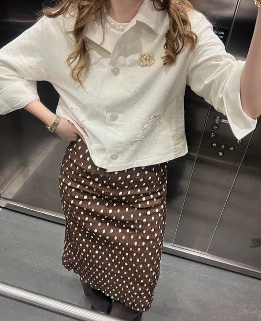 Jacket Vintage Jacket White-Napkin