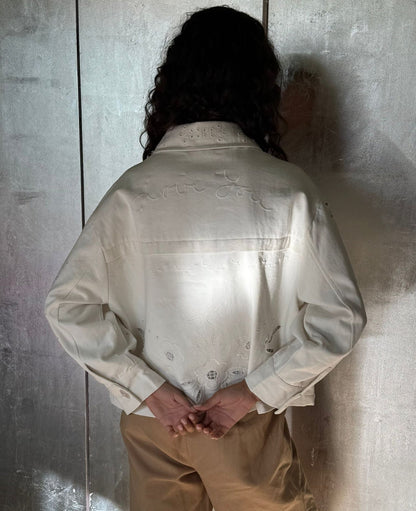 Jacket Vintage Jacket White-Napkin