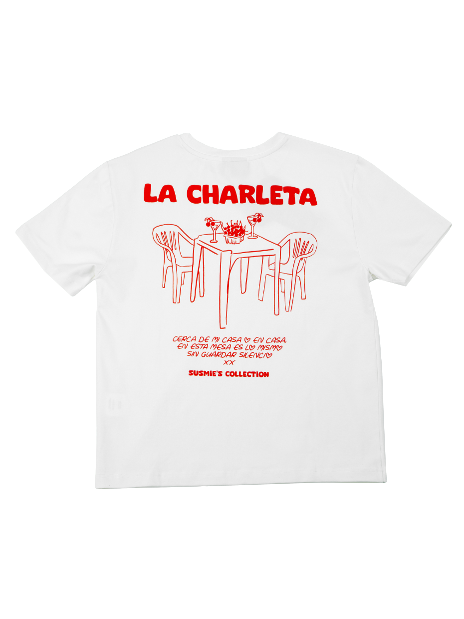 Tshirt La Charleta White