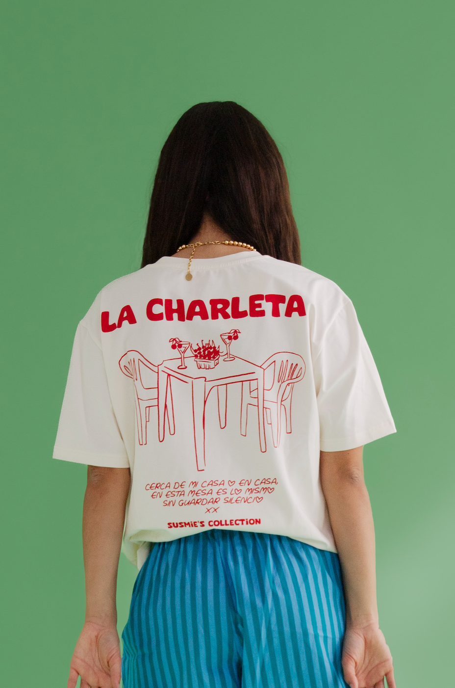 Tshirt La Charleta White