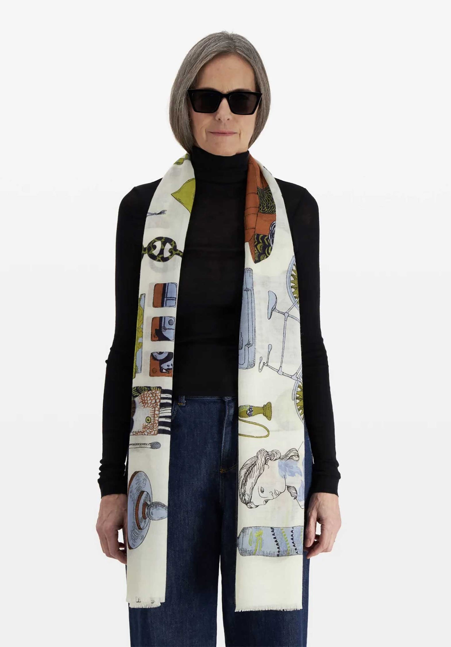 Scarf Et18ic00 White