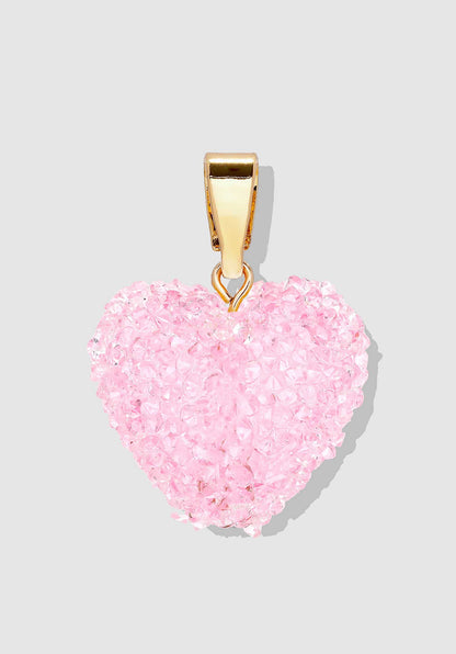 Necklace Jelly He Jelly Heart P Baby-Pink-G