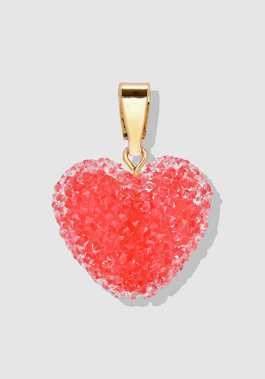 Necklace Jelly He Jelly Heart P Watermelon-G