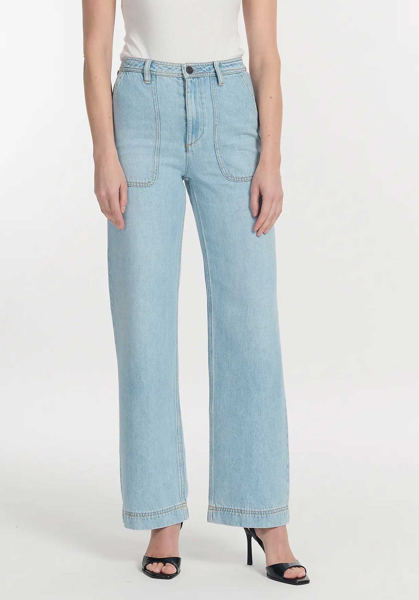 Jeans Po1501 Sperone Denim Bleach