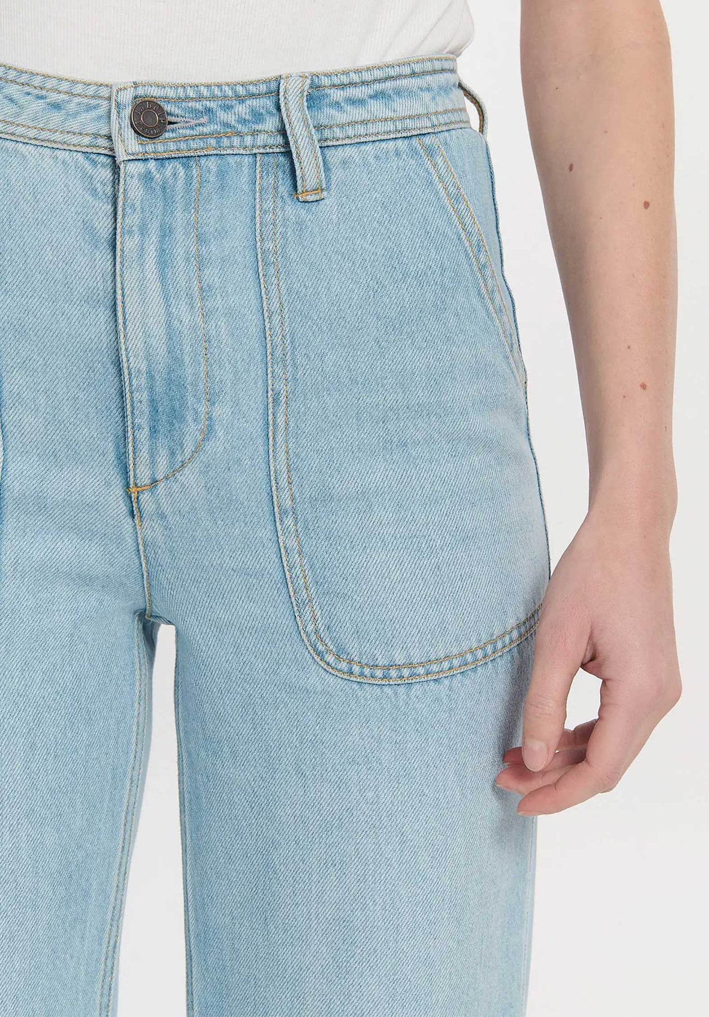 Jeans Po1501 Sperone Denim Bleach