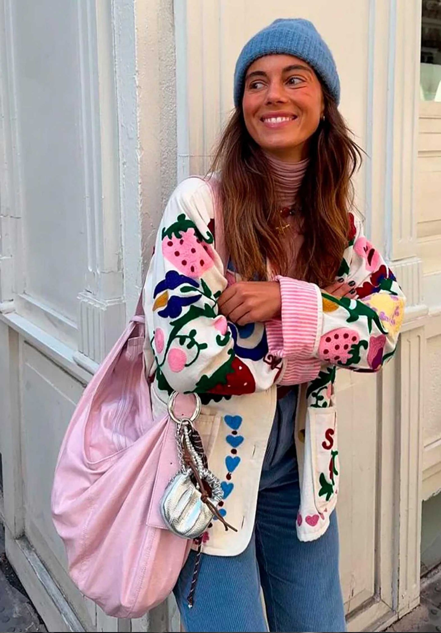 Jacket Se1172 Maggie Suzani White-Rose