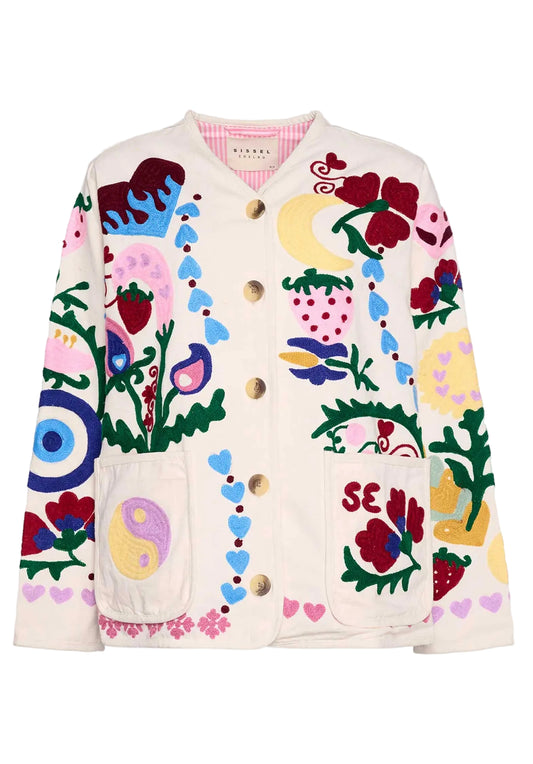 Jacket Maggie Suzani White-Rose