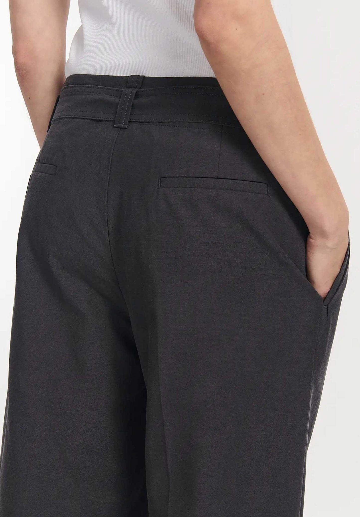 Pants Po1406-251 Pony Canvas Carbone