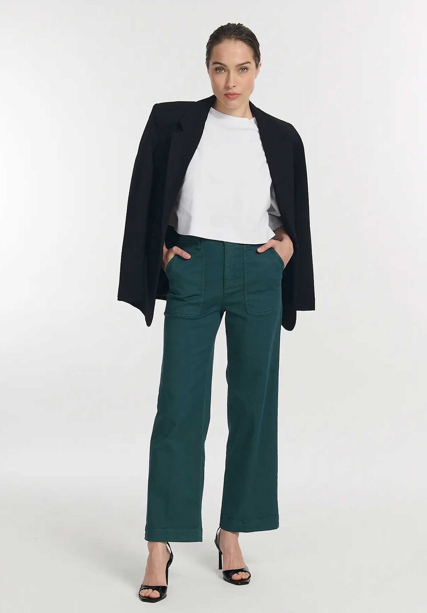 Jeans Po1116-251 Sunday Utility Moss