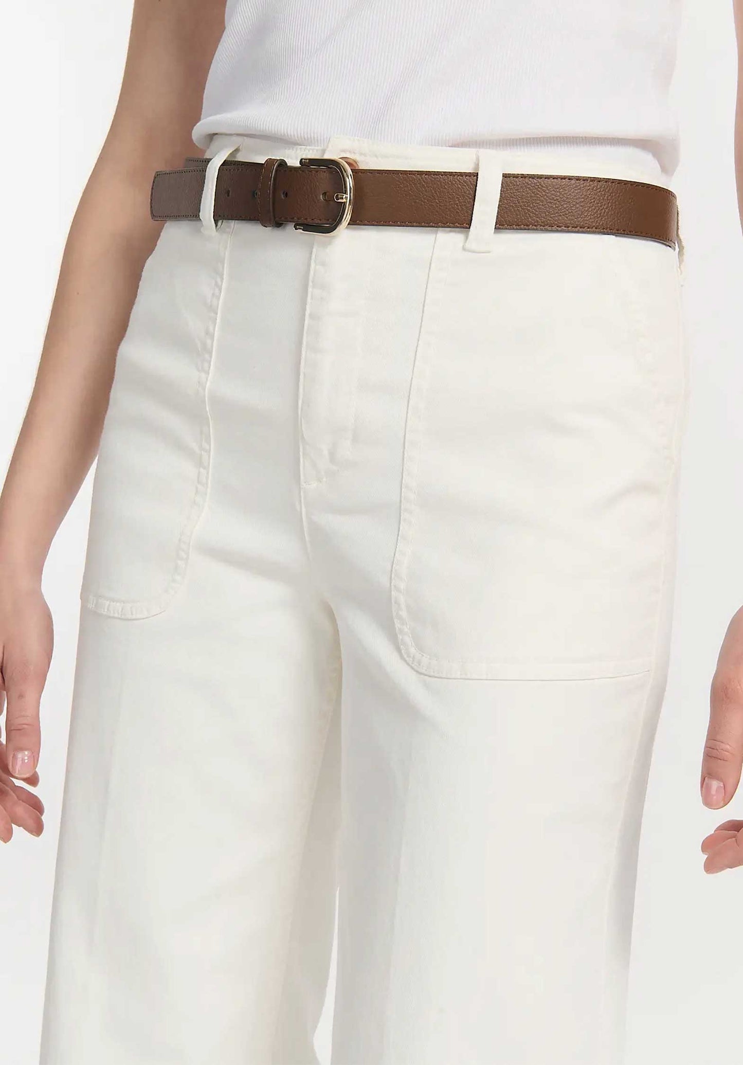 Jeans Po1116-251 Sunday Utility Blanc