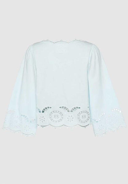 Blouse Se1566 Anjali Top Crystal-Blue