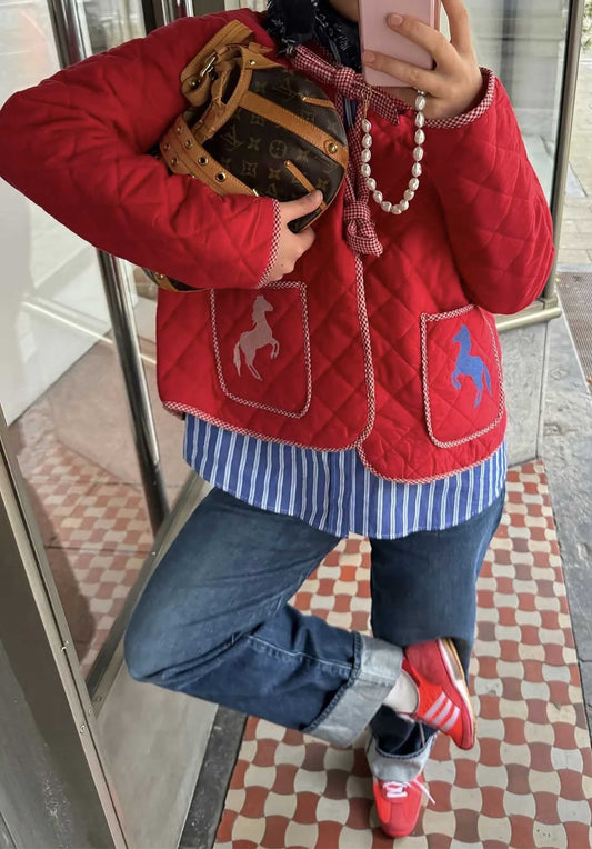 Jacket Se1451 Penny Jacket Chinese-Red