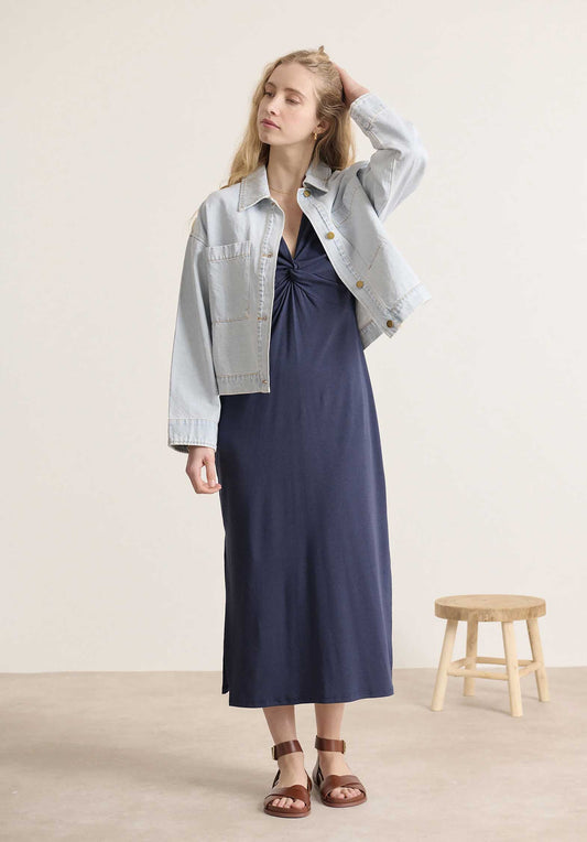 Denim Jacket Valence 0 Veste Valence Bleu
