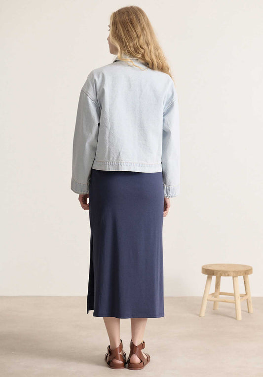 Denim Jacket Valence 0 Veste Valence Bleu