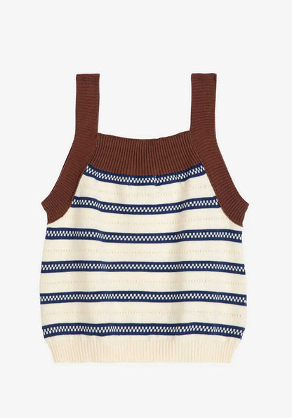 Tank Stripes Knitt 125ad105 Off-White
