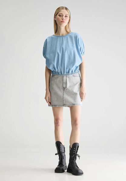 Blouse Bw251422 D056 Wilma D0563 Lt-Blue-Bleach