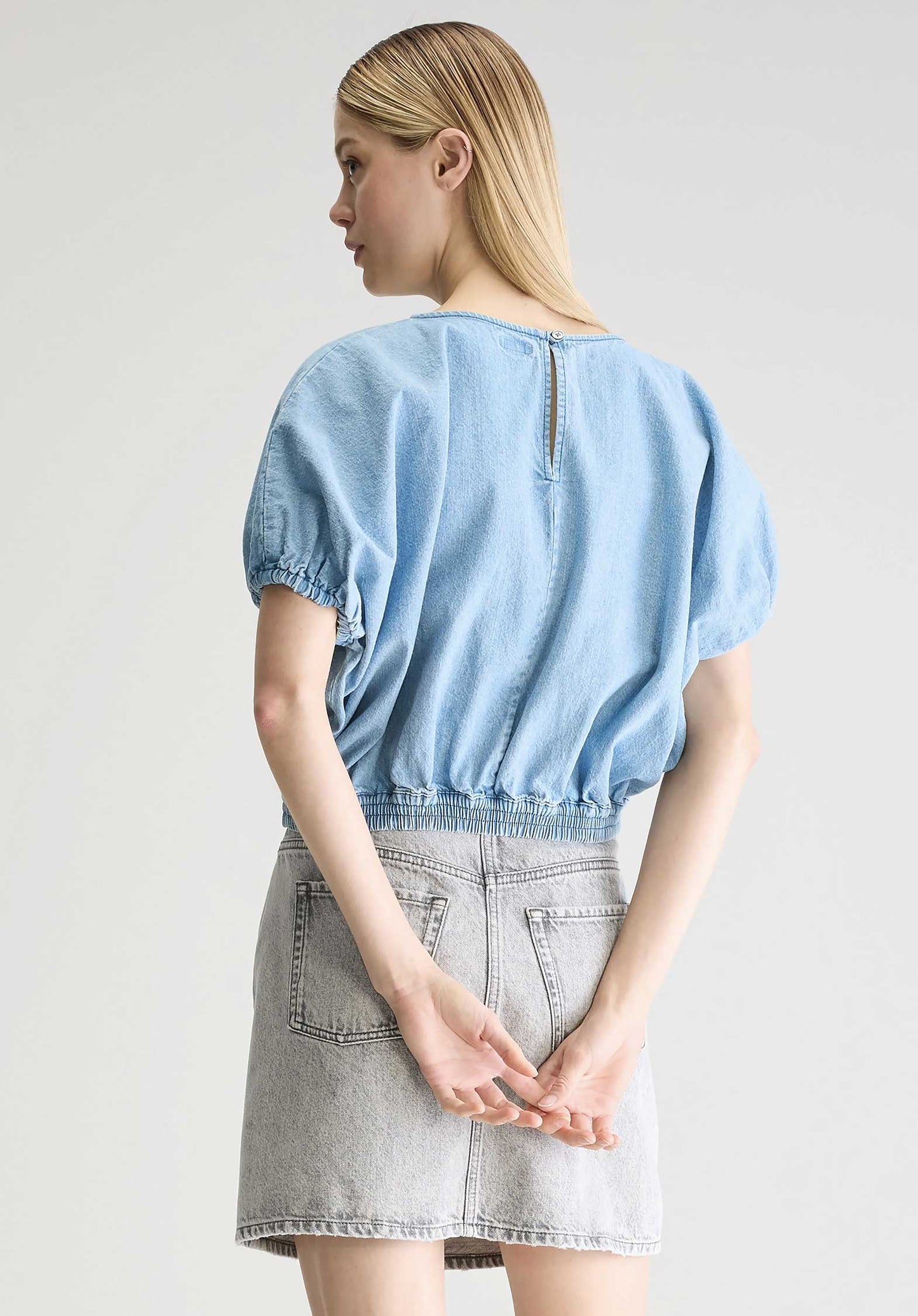 Blouse Bw251422 D056 Wilma D0563 Lt-Blue-Bleach